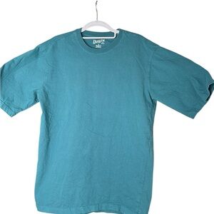 Duluth Trading Co. Aqua Crew Neck Tee